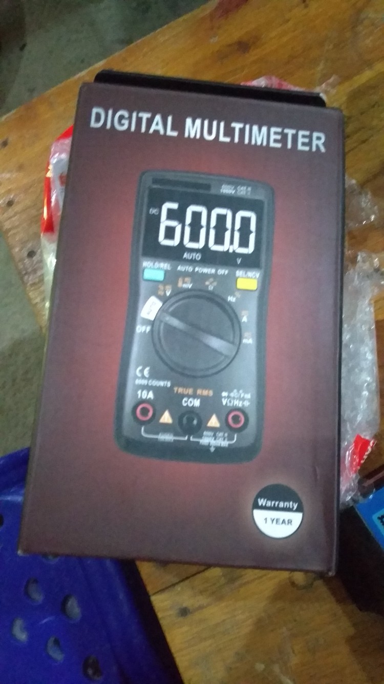 Intelligent Auto Multitester Digital Multimeter Avometer True Rms Ori + Bonus Baterai