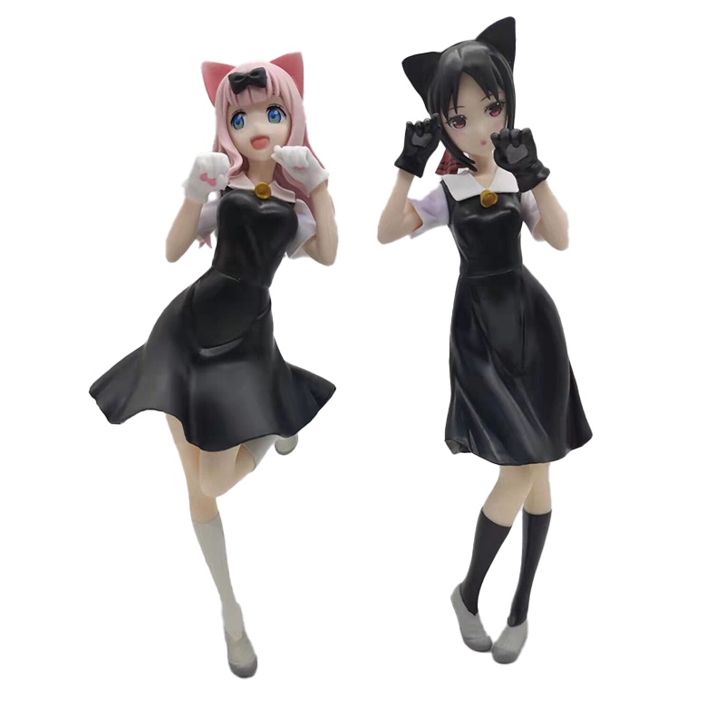 Mainan Action Figure Kaguya-sama Love is War Fujiwara Chika Shinomiya Kaguya Bahan PVC Untuk Hadiah Anak