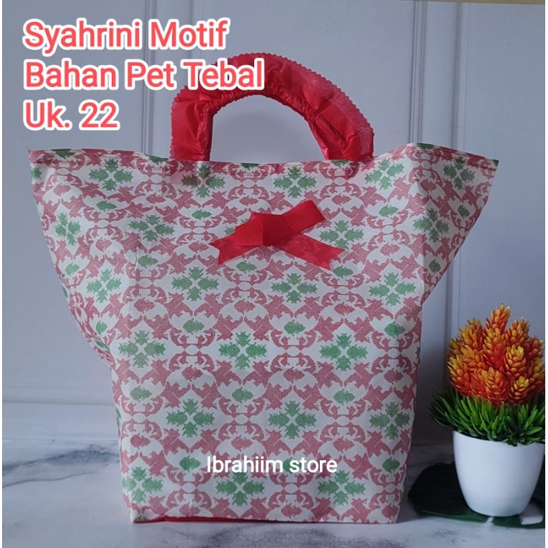 TERLARIS TAS BERKAT MOTIF TEBAL UKURAN 22x22 TAS BERKAT PET 22x22 TAS HAJATAN TEBAL UKURAN 22 TAS HAMPERS CANTIK MURAH