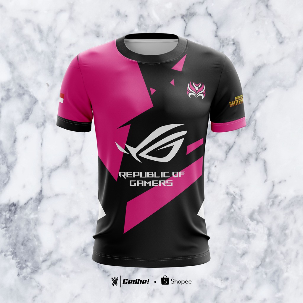Jersey Gaming Custom Full Printing (Free Design/bisa pakai Design sendiri)