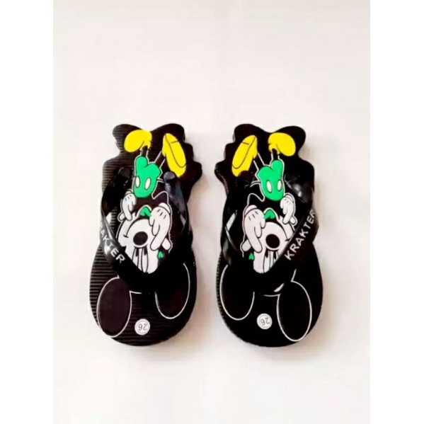 Arkn-Sandal anak Kalakter Micky Mouse Sandal jepit sandal Perempuan