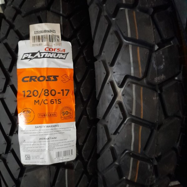 Ban motor sport Corsa Cross S 120 80 17 Platinum tubeless