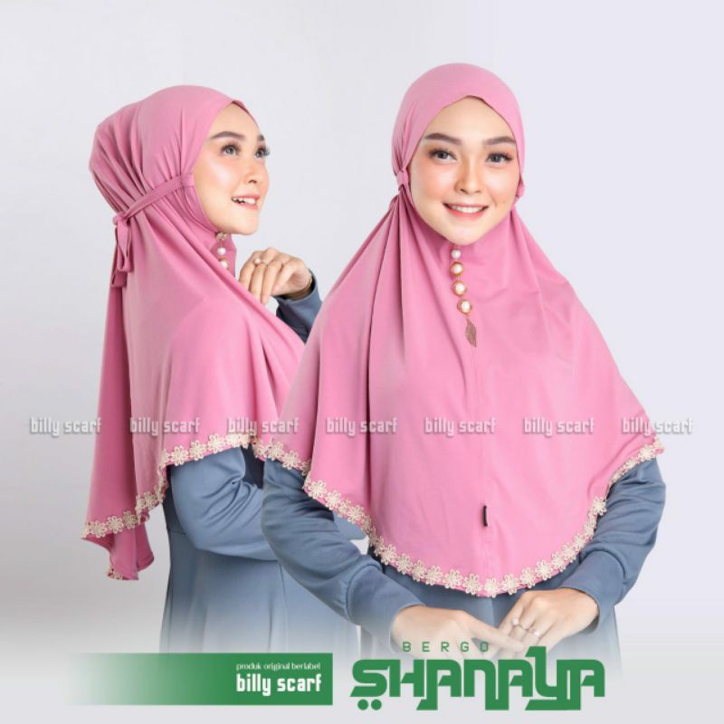 (((ORIGINAL BILLY))) Hijab instan jersey SHANAYA