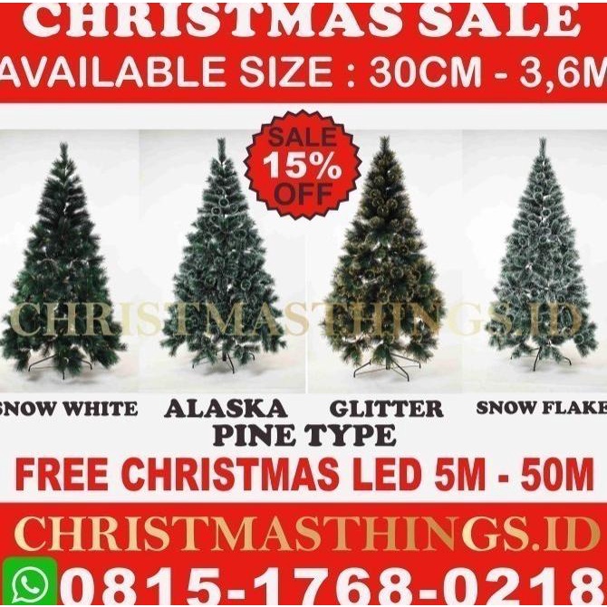 

Pohon Natal Tinggi Murah 3,6 M Meter 360 Cm 12Ft Jarum Pinus Lebat 3 Pn43625
