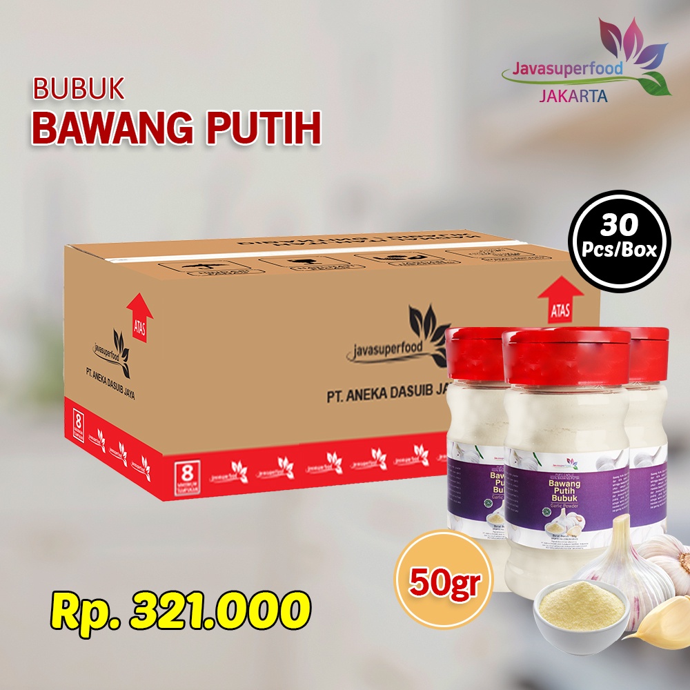 Bubuk Bawang Putih / Garlic Powder Botol 50g (1dus)