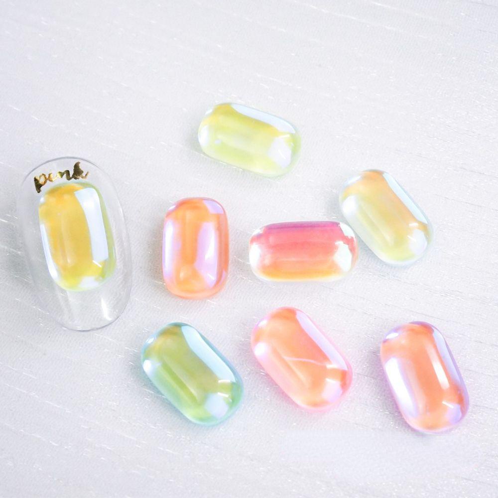 NEEDWAY Nail Art Charms Square Sugar Nail Salon Manicure Aksesoris DIY Bahan Kuku 3D Dekorasi Kuku