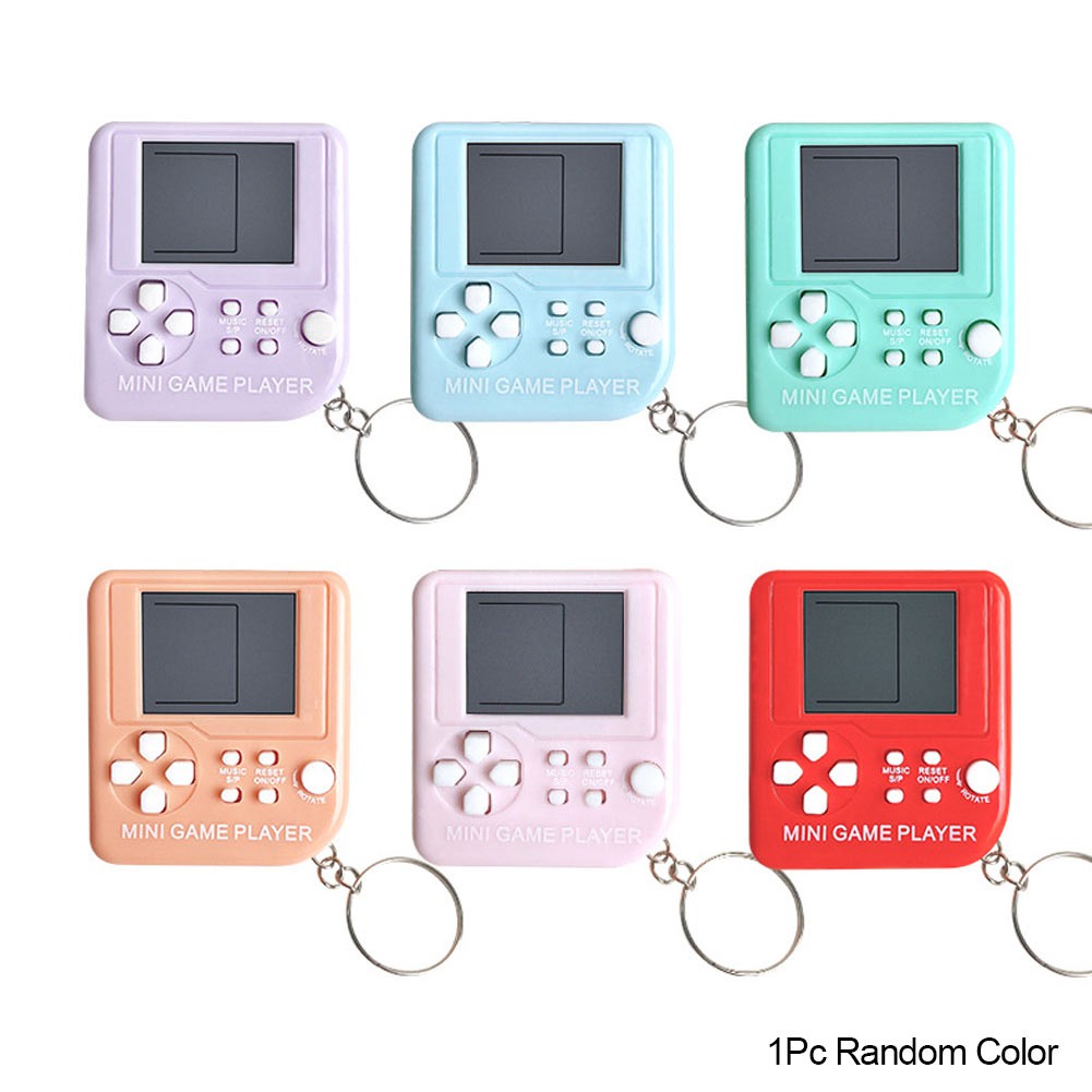 Mainan Konsol Game Tetris Genggam Mini Elektronik Untuk Anak