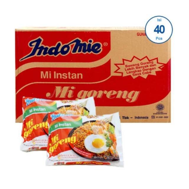 Indomie Mie Goreng 1 Dus 40pcs