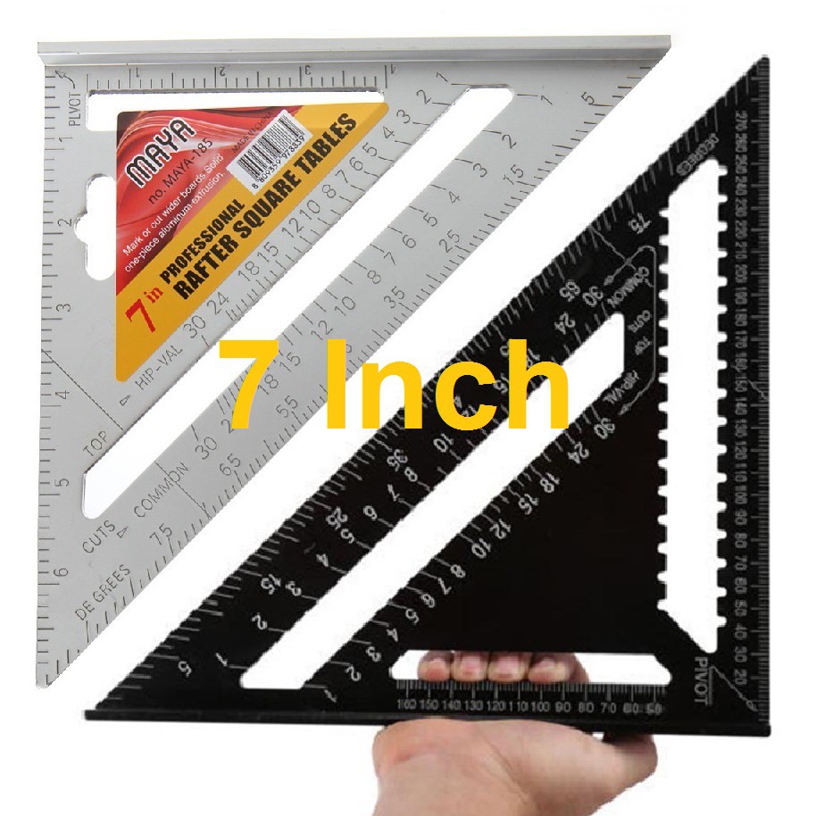

Penggaris Siku Segitiga Speed Square Right Angle 230 Tukang Aluminium 7 Inch Pengerjaan Kayu