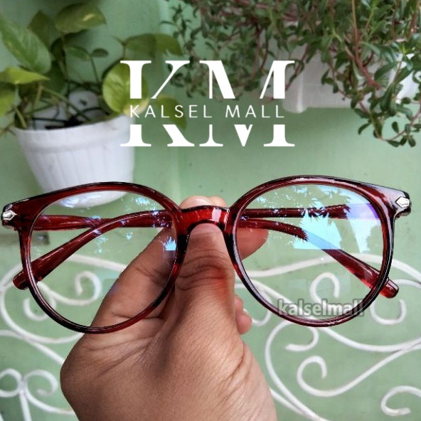 Kacamata Frame Anti Radiasi Metal Gaya Retro Model Oval Bulat Lonjong Untuk Pria / Wanita Model Artis Kaca Mata Retro Vintage Antiradiasi Keren Kuping Kucing Kotak  Cat Eye Horn Metal Cewek Cowok Banjarbaru Martapura Banjarmasin Kalselmall KCP18