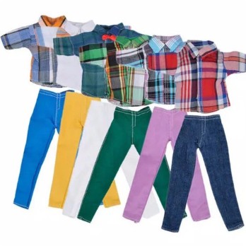 Paket Mainan 5 Buah Baju Boneka Barbie Cowok Barbie Pria