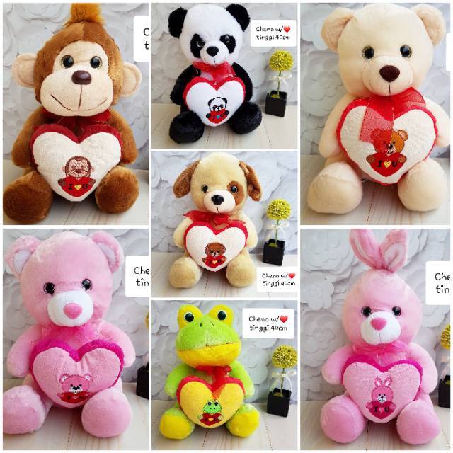 Boneka Animal cheno with love