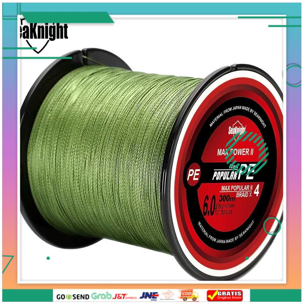 (BISA COD) FTIHSHP Senar Tali Benang Pancing Braided Thick Line 300M BLTP