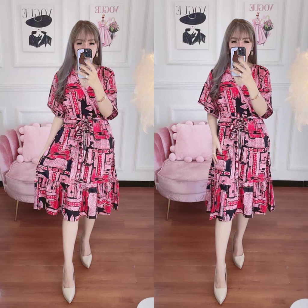 NEW FESHION DASTER  KIMONO VIRAL ANDIEN ELSA DRESS