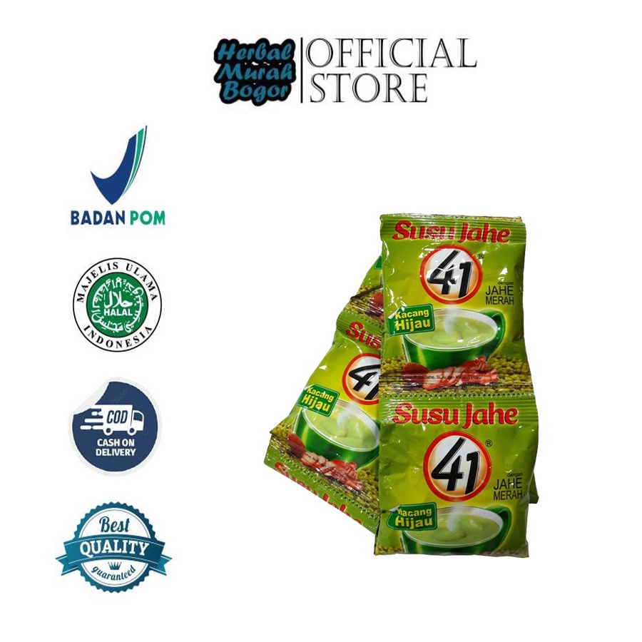 Susu Jahe Kacang Hijau 41 Jahe Merah Menghangatkan badan stamina