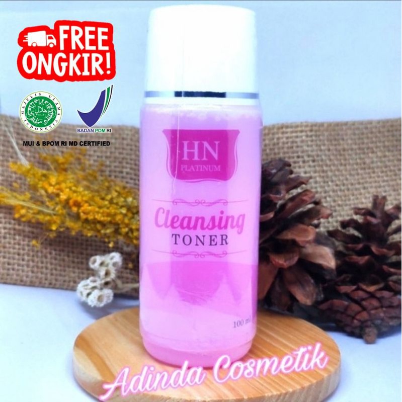 Toner Hn platinum original BPOM kemasan Segel terbaru / Toner Hn / pembersih wajah/cream Hn platinum