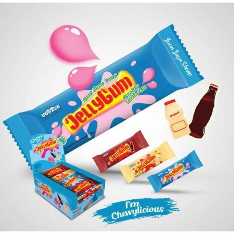 

Chewy Jelly Gum / JellyGum Aneka rasa / Great Chewy Taste