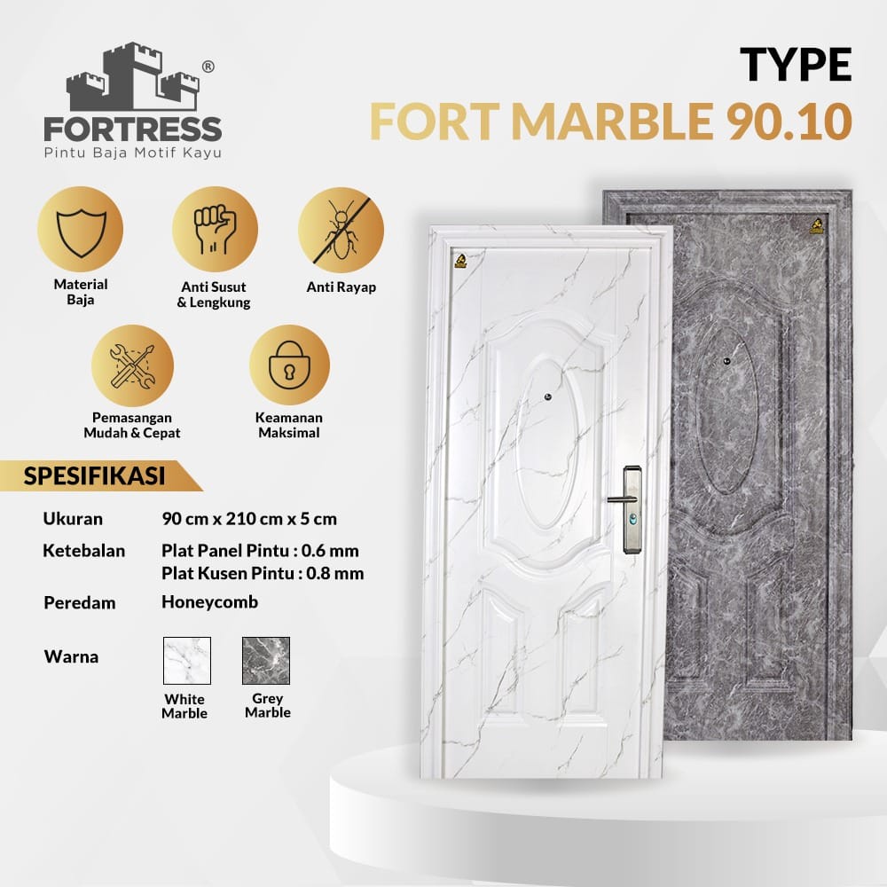 FORTRESS PINTU BAJA TYPE  MARBLE 90