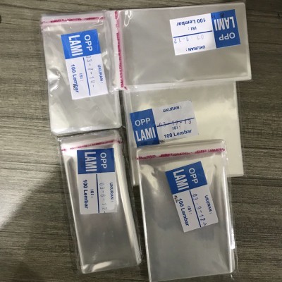 Plastik Opp 11x22 Muat Masker Untuk 1 Lusin. Isi 100