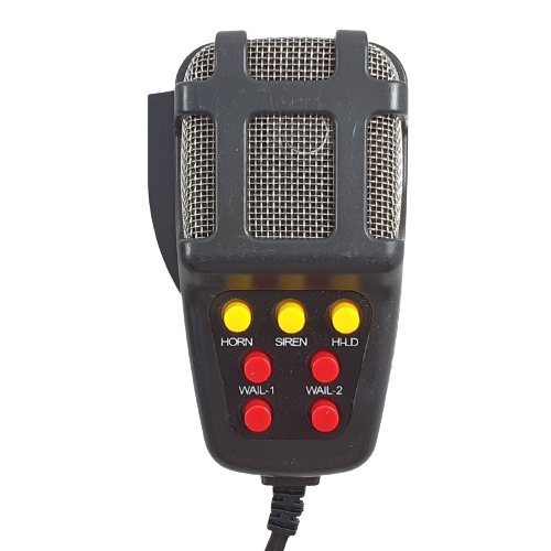 Sirine Toa 7 Suara Klakson Mic Patwal 100w Polisi Patroli Ambulance Electronic Horn 12v