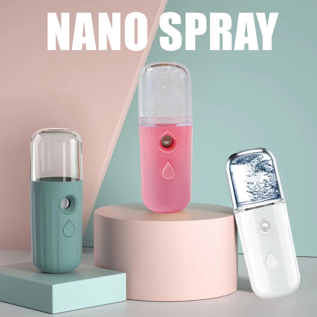 Portable Mini USB Nano Spray Portable Nano Sprayer Genggam Bisa Di Isi Air