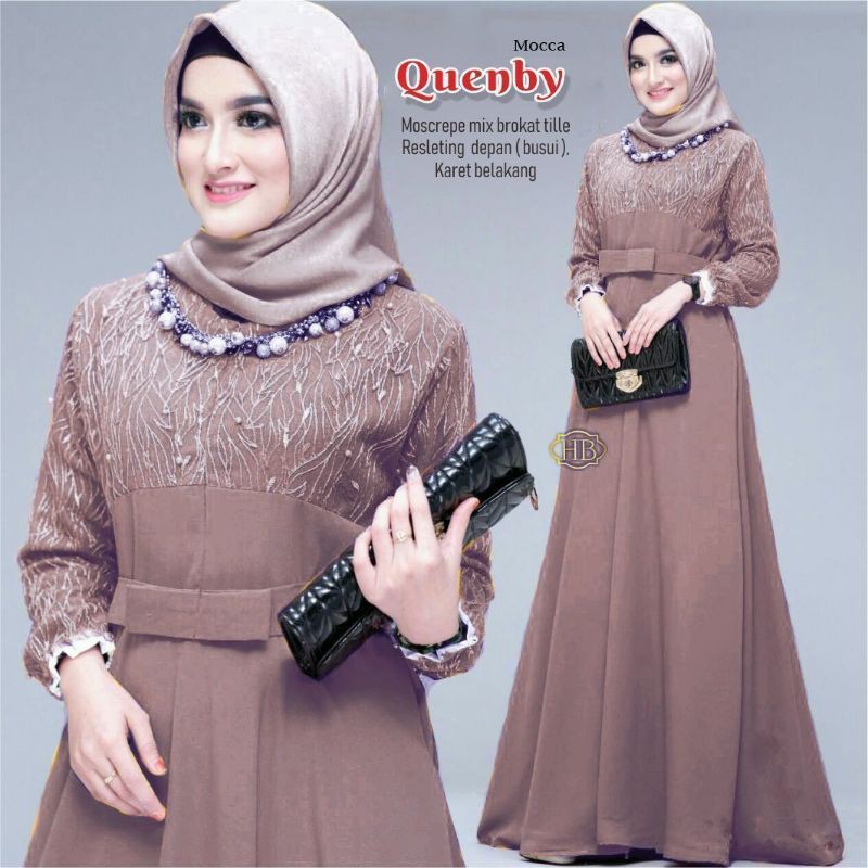 GAMIS PESTA QUENBY MOSCREPE MIX BRUKLAT TILE ORY
