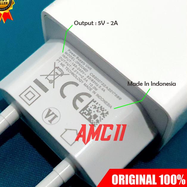 Charger Realme 5 5i Realme 5s ORIGINAL 100% Micro USB