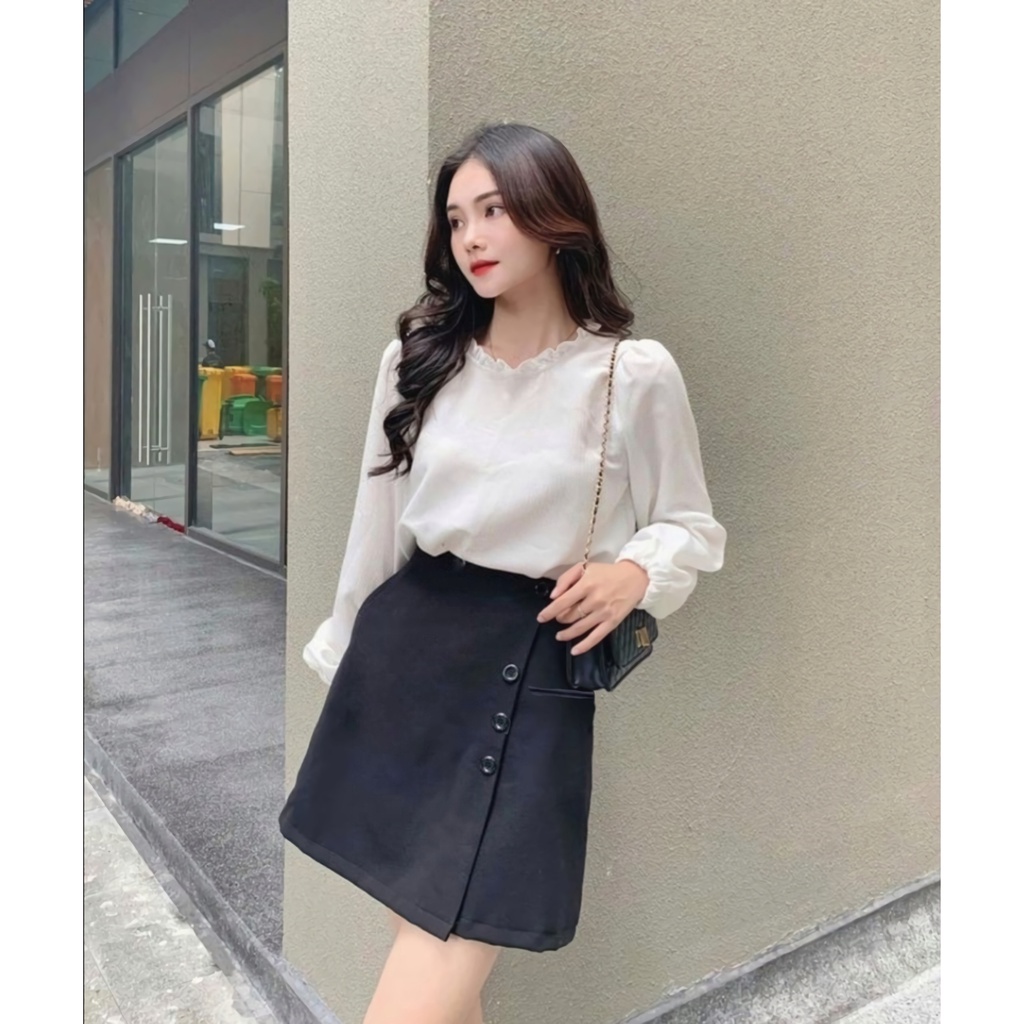 Korean Mini Skirt - Rok Celana Pendek Wanita Hotpants Terbaru -  Mini Skirt Style Korea Jumbo Santai