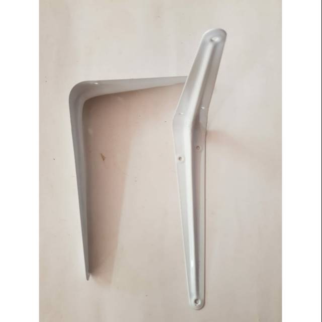 ( 2 PCS ) SIKU BESI L 8&quot; x 10&quot; / SHELF BRACKET / SIKU RAK PUTIH