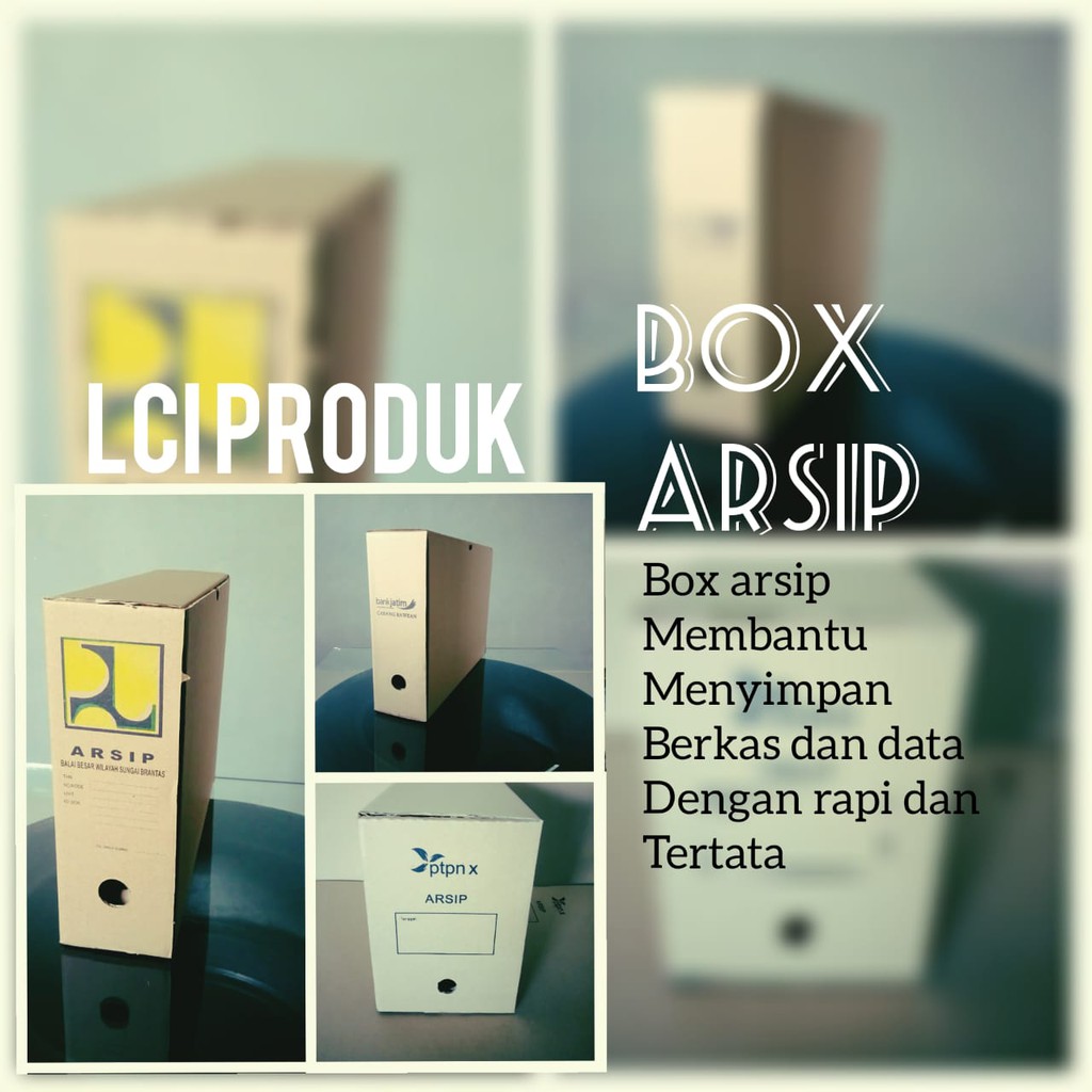 

KARDUS / KARTON / BOX ARSIP UKURAN 385x190x275