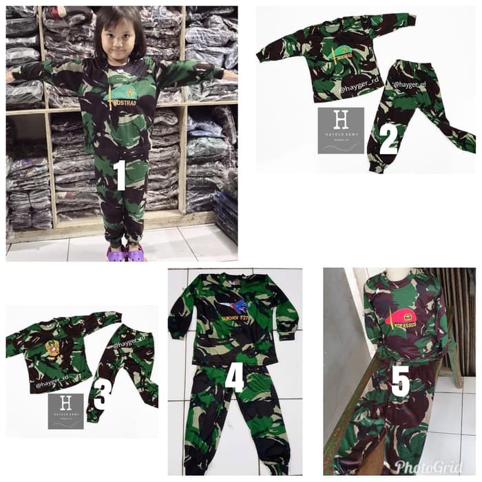 RPM   kaos loreng anak , stelan anak loreng , kaos anak army , baju anak