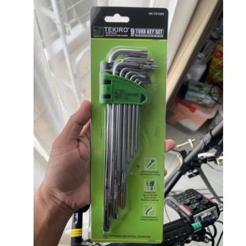 kunci l bintang 9 pcs tekiro original kunci l bintang tekiro 9 pcs original kunci l bintang