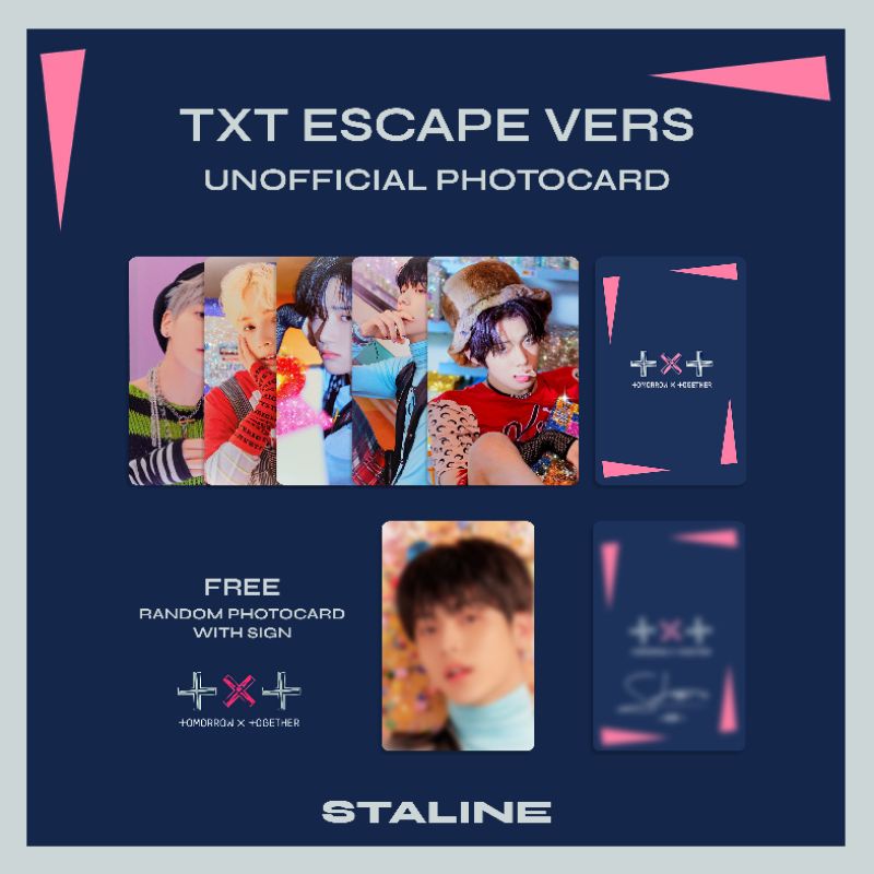 [ PC SET ] TXT ESCAPE Vers Unofficial Photocard
