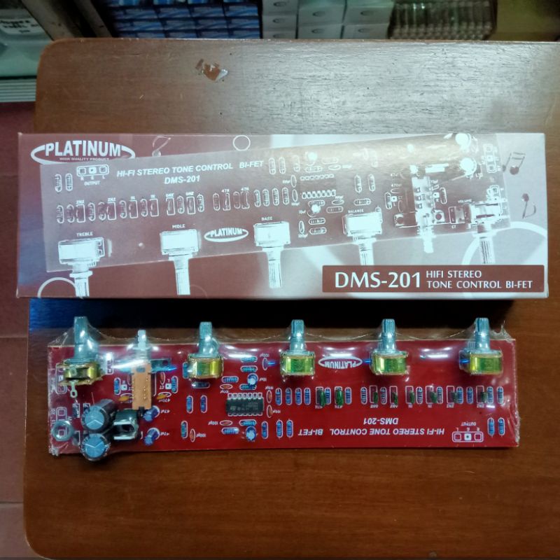 TONE CONTROL BI-FET BIFET DMS 201 DMS -201 DMS201 HIFI STEREO PLATINUM