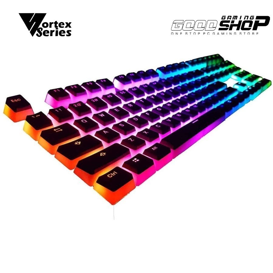 VORTEXSERIES Pudding Keycaps PBT Doubleshot Backlit 108 Keys - Keycaps