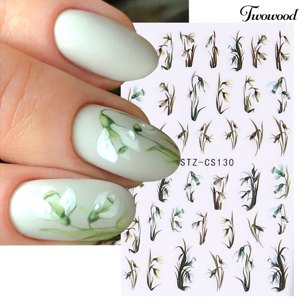 Twowood Stiker Kuku DIY Untuk Nail Art