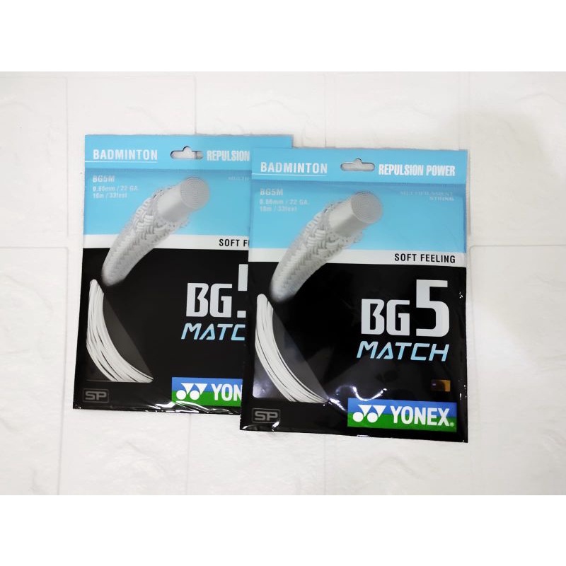 SENAR BG5 MATCH SP ORIGINAL / YONEX BADMINTON STRING BG 5 MATCH ORI