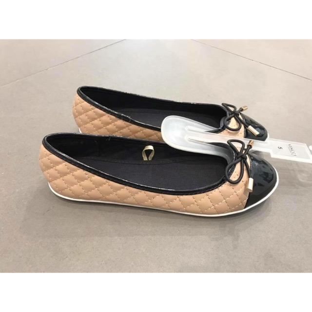 VINCCI Flat shoes beige original clearance sale murah
