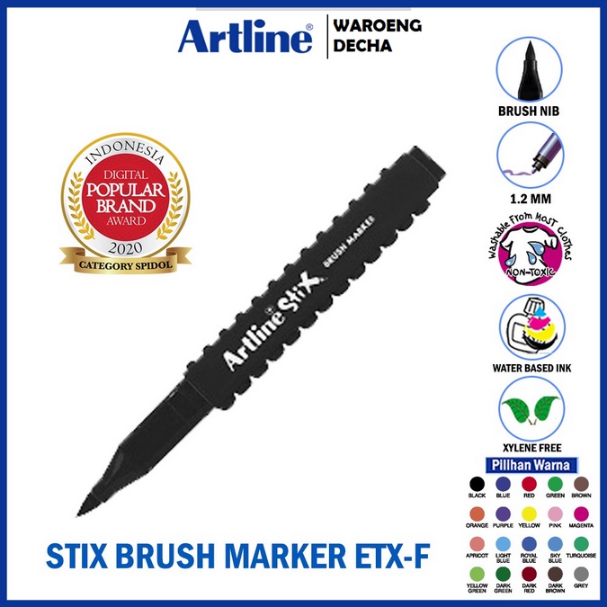 

SPIDOL STIX ARTLINE Brush Marker ETX-F