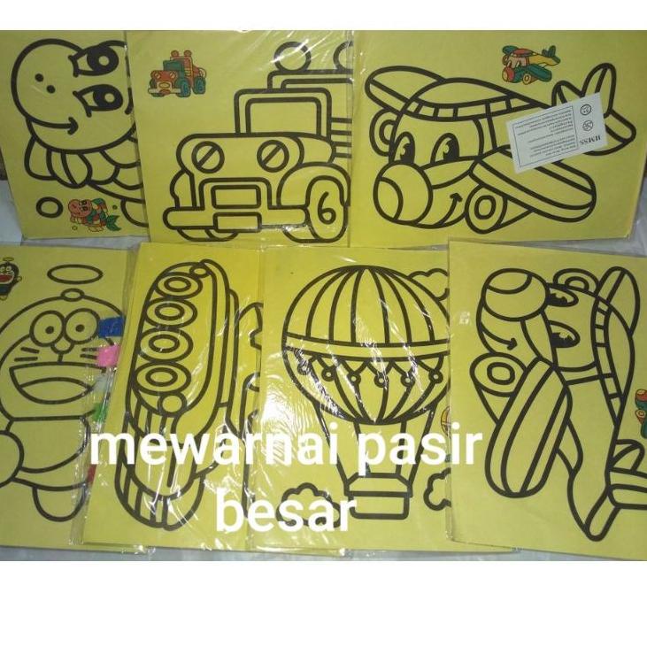 

New - Pasir lukis besar isi 20pcs 시