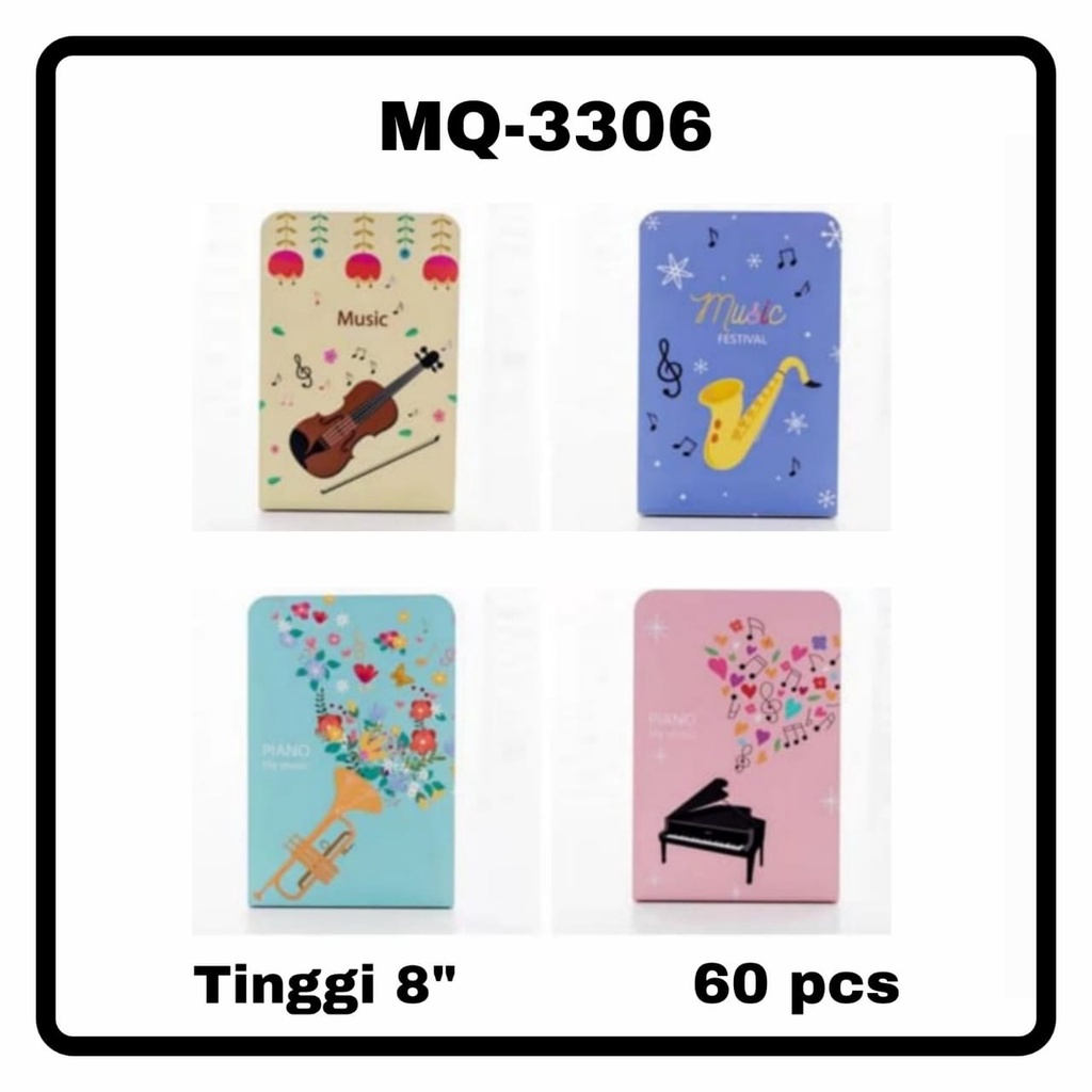 

AS888 - STAND BOOK / PEMBATAS BUKU MOTIF ALAT MUSIK BAHAN BESI DAPAT 2 PCS MQ-3306