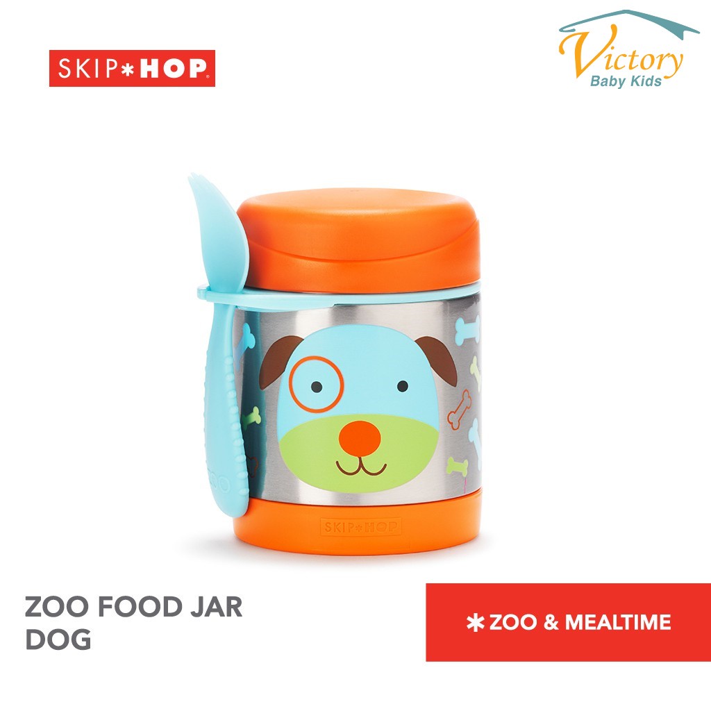 Skip Hop Kids Zoo Food Jar Dog - Tempat Wadah Makanan Hangat