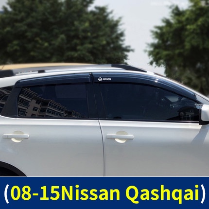 1 Set Visor Jendela Mobil Nissan Qashqai 2008-2015 2016-2021 Bahan ABS