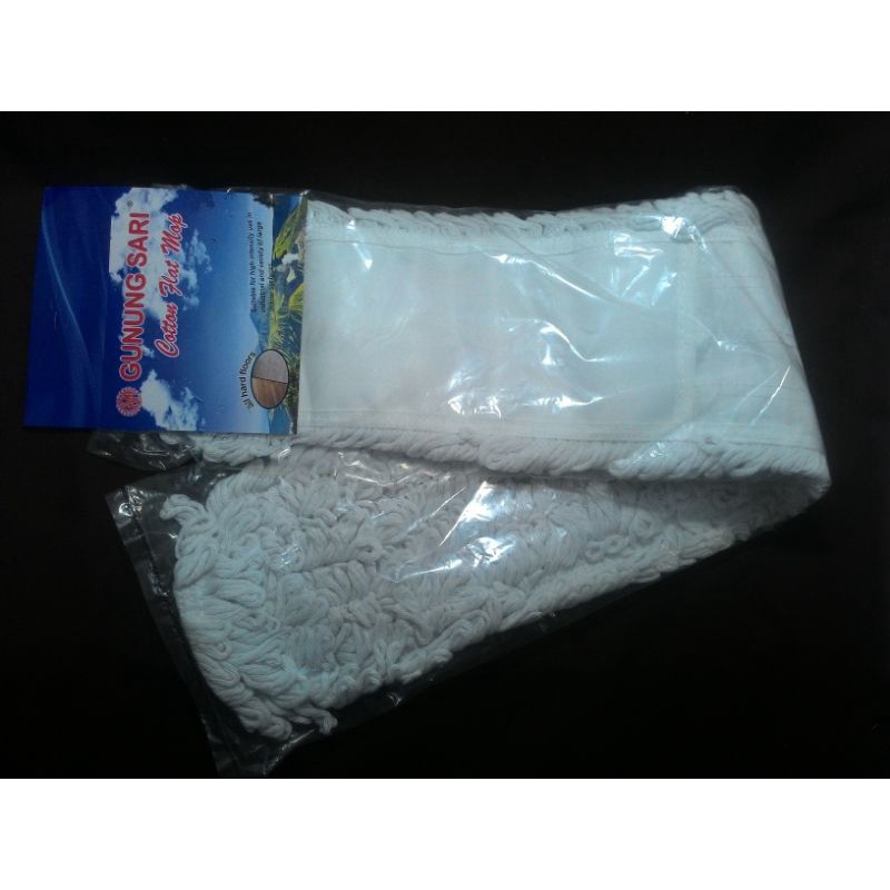 REFILL Cotton Dust Mop Pel Lantai Kering 40cm , 60cm , 80cm