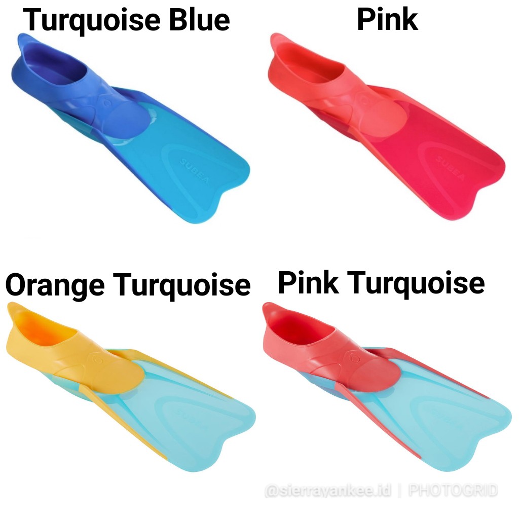 SEPATU KATAK ANAK SUBEA SNK 520 KIDS SNORKELLING FINS DIVING FINS