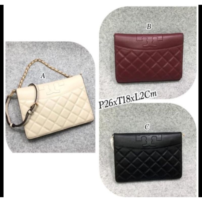 Tas wanita Tory burch Savannah clutch