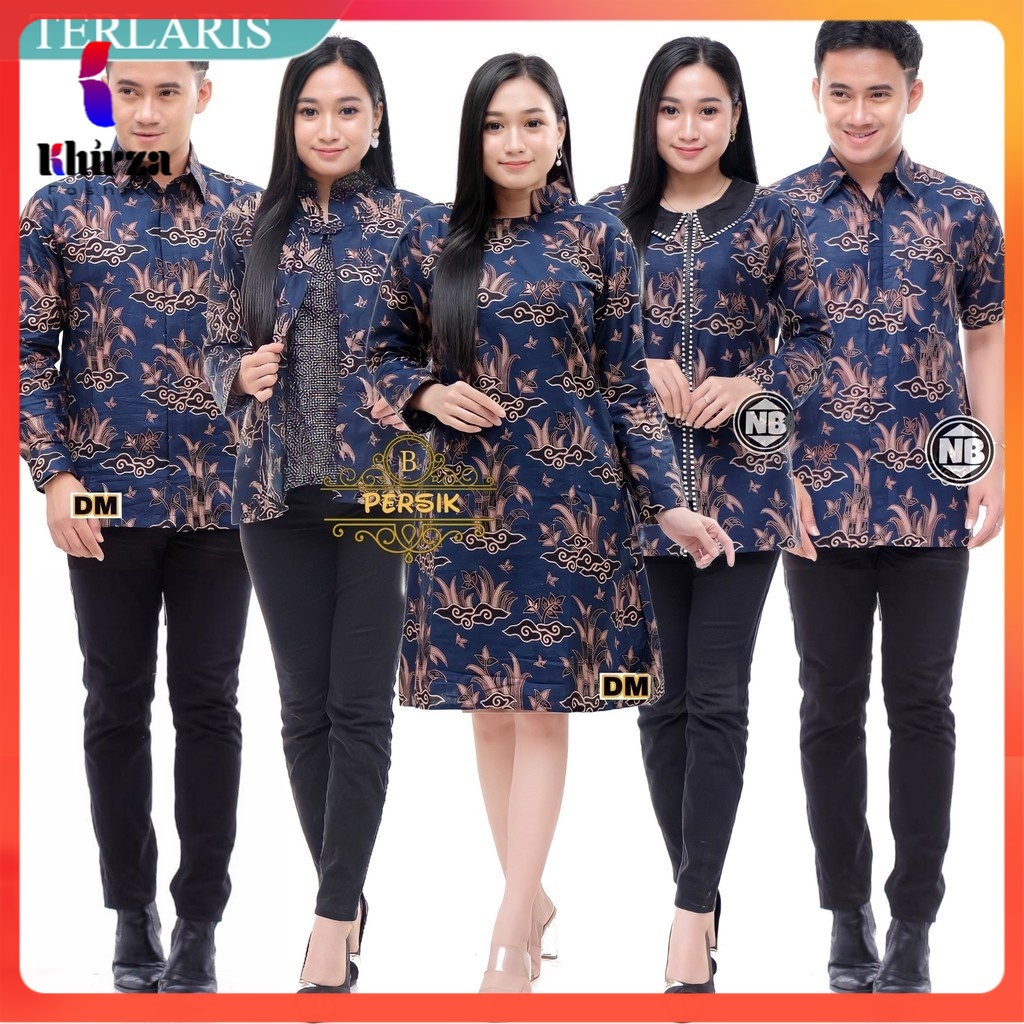 [12.12] Maura Couple - Sania Ruffle Batik Couple ori Ndoro jowi DNT Garansi Termurah Shopee -BATIK PITTO