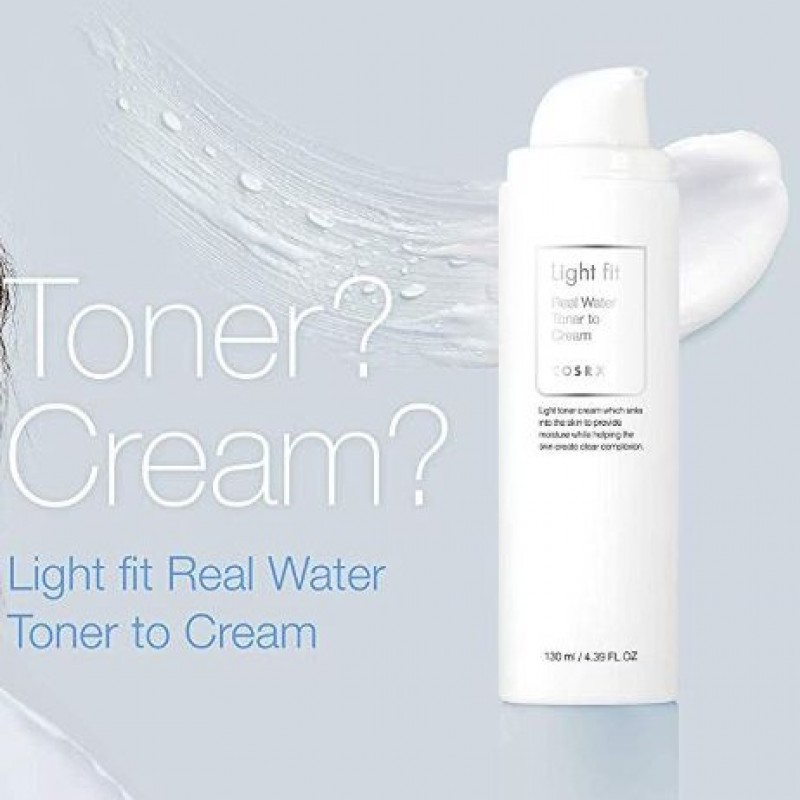 COSRX Light Fit Real Water Toner To Cream 130ml //  Toner COSRX // COSRX