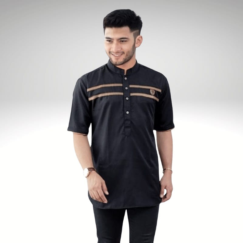 Koko Kurta Pakistan Terbaru Bahan Toyobo Lengan Pendek material catton adem serap keringat