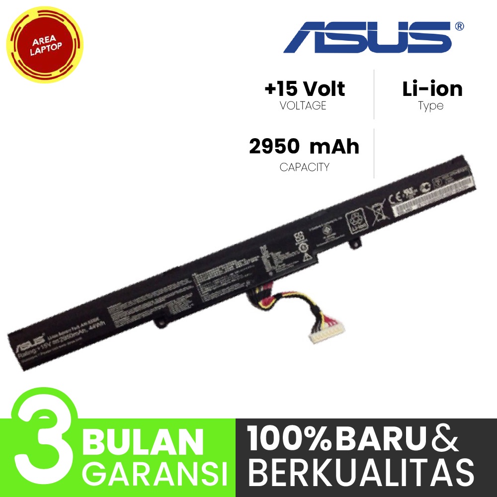 Baterai Asus X450J X450 X450JF A450 A450C A450E47JF-SL F550DP ORI